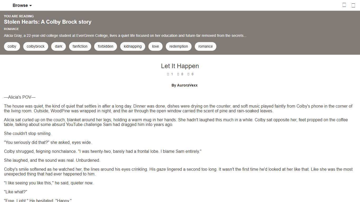 Stolen Hearts: A Colby Brock story - Let It Happen - Wattpad